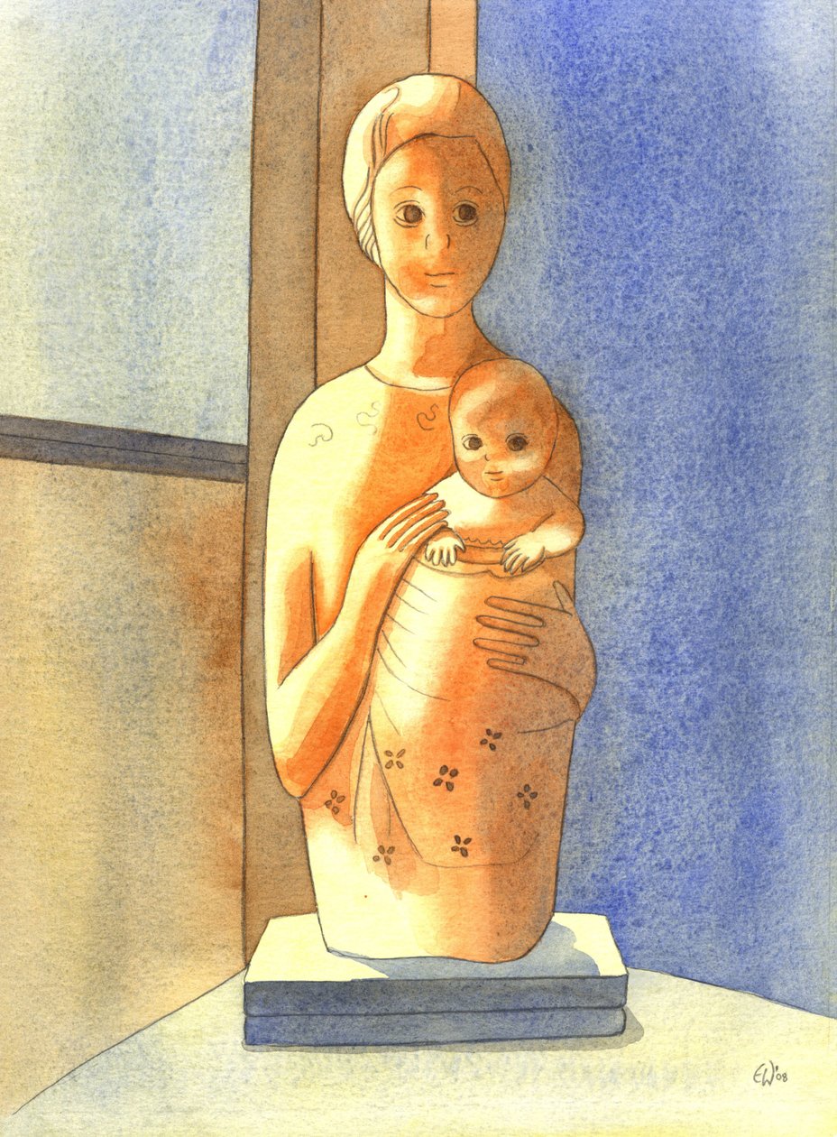 The Virgin and Child by Elizabeth Wang