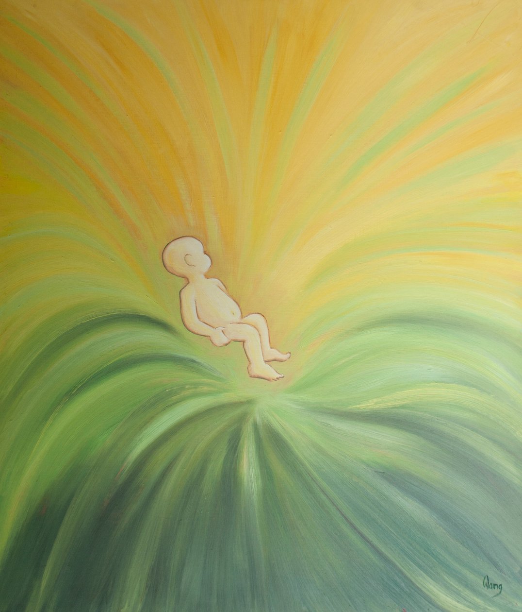 Through baptism Divine Life is poured into a child