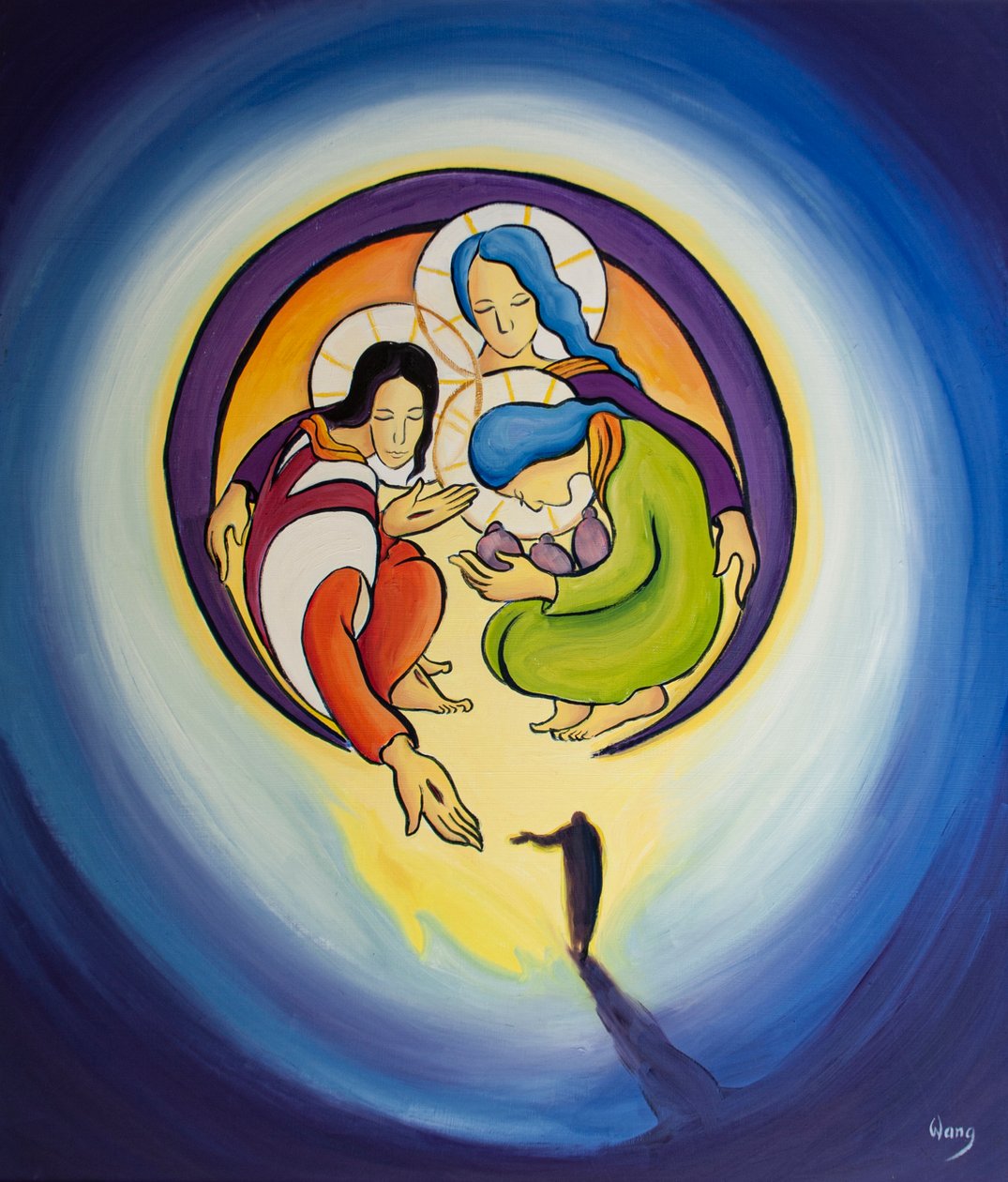 Through repentance and faith in Christ we allow Him to draw us into the heart of the Holy Trinity by Elizabeth Wang