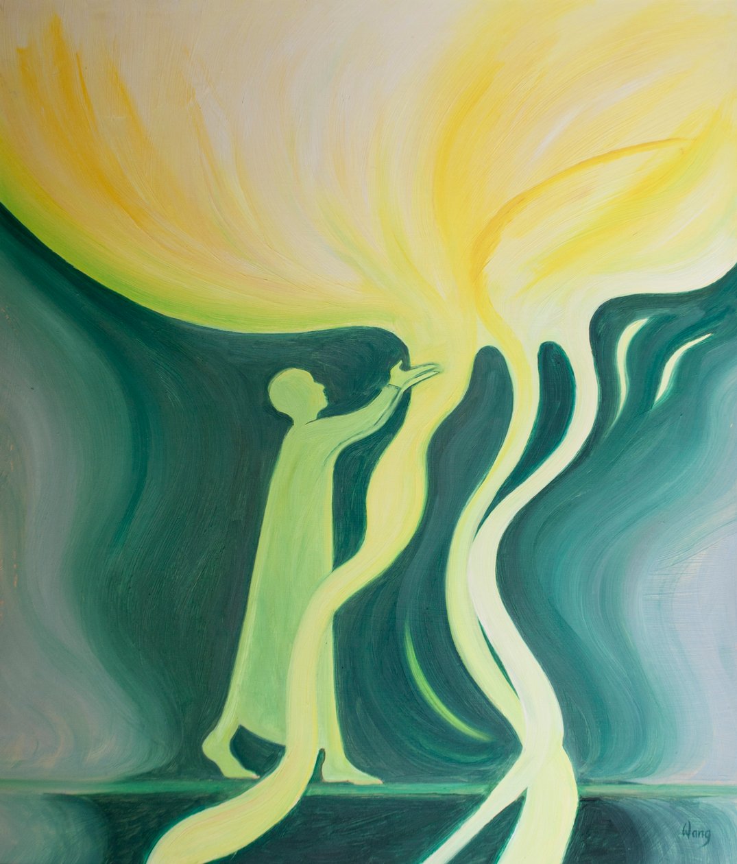 Whenever we pray God pours His grace upon us by Elizabeth Wang