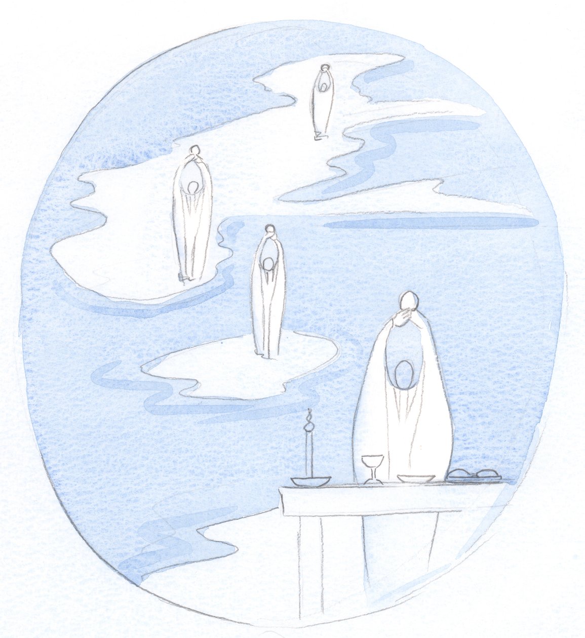 Wherever a Catholic Priest Offers the Holy Sacrifice of the Mass, There is Jesus Christ, Present with His People by Elizabeth Wang
