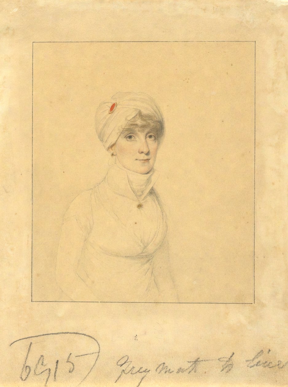 Faith Trumbull (Daughter of Gov. John Trumbull, Jr.; Wife of Daniel Wadsworth of Hartford) by Elkanah Tisdale