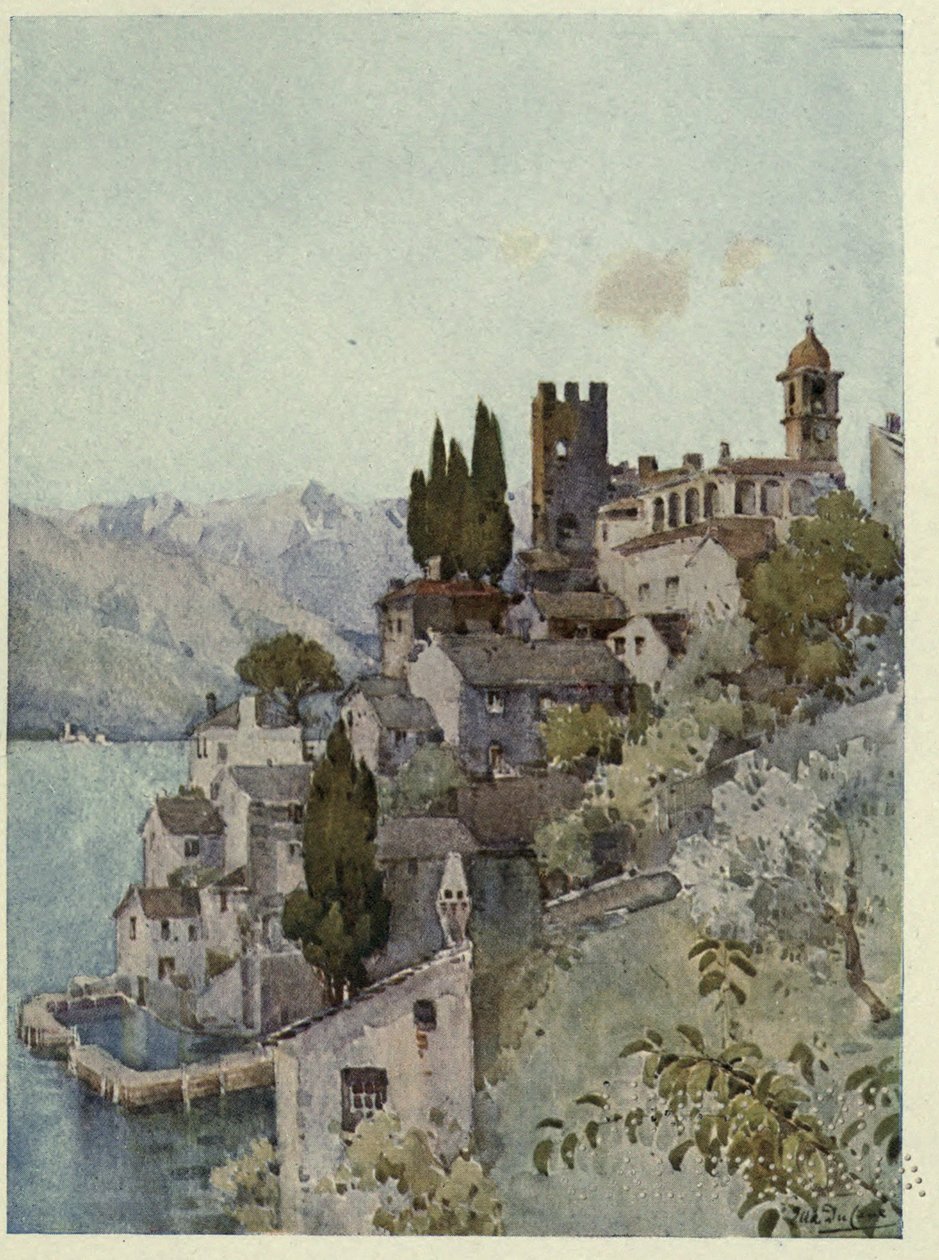 Corenno, Lago di Como, Illustration from 