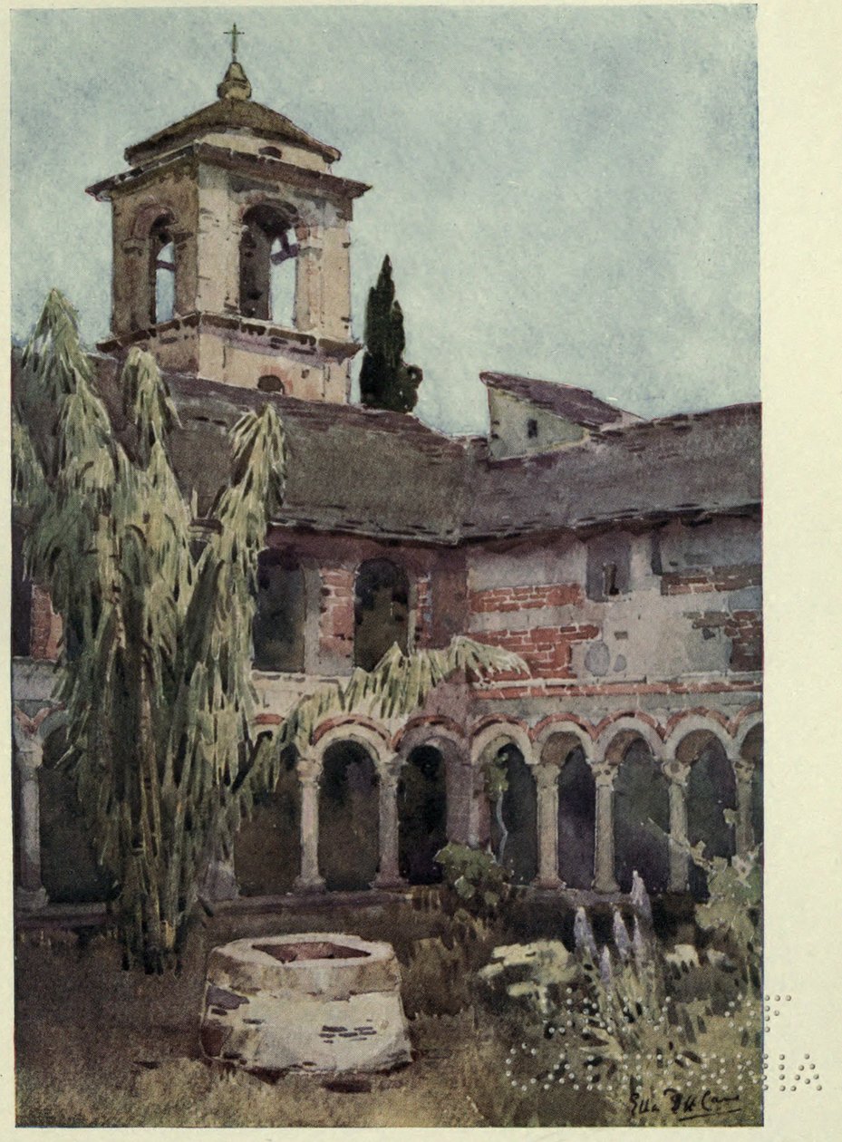 Il Chiostro di Piona, Lago di Como, Illustration from 