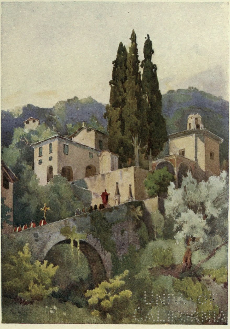 La Madonna della Pace, Lago di Como, Illustration from 