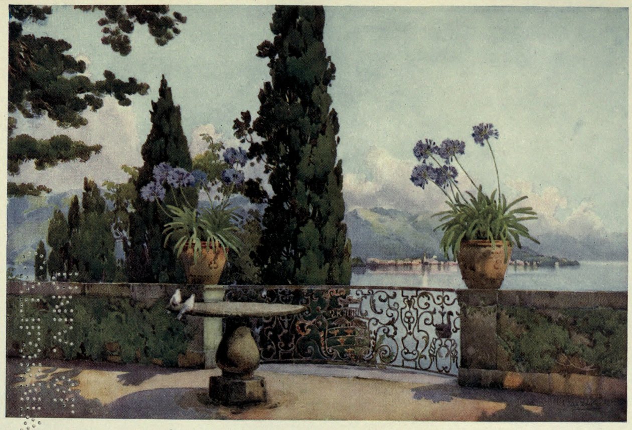 Pallanza from Isola Bella, Lago Maggiore, Illustration from 