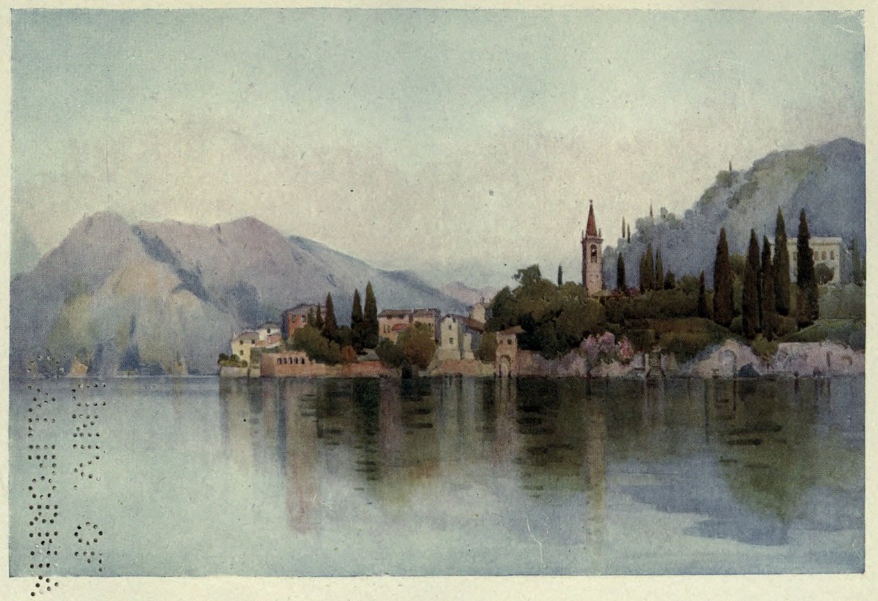 Varenna, Lago di Como, Illustration from 