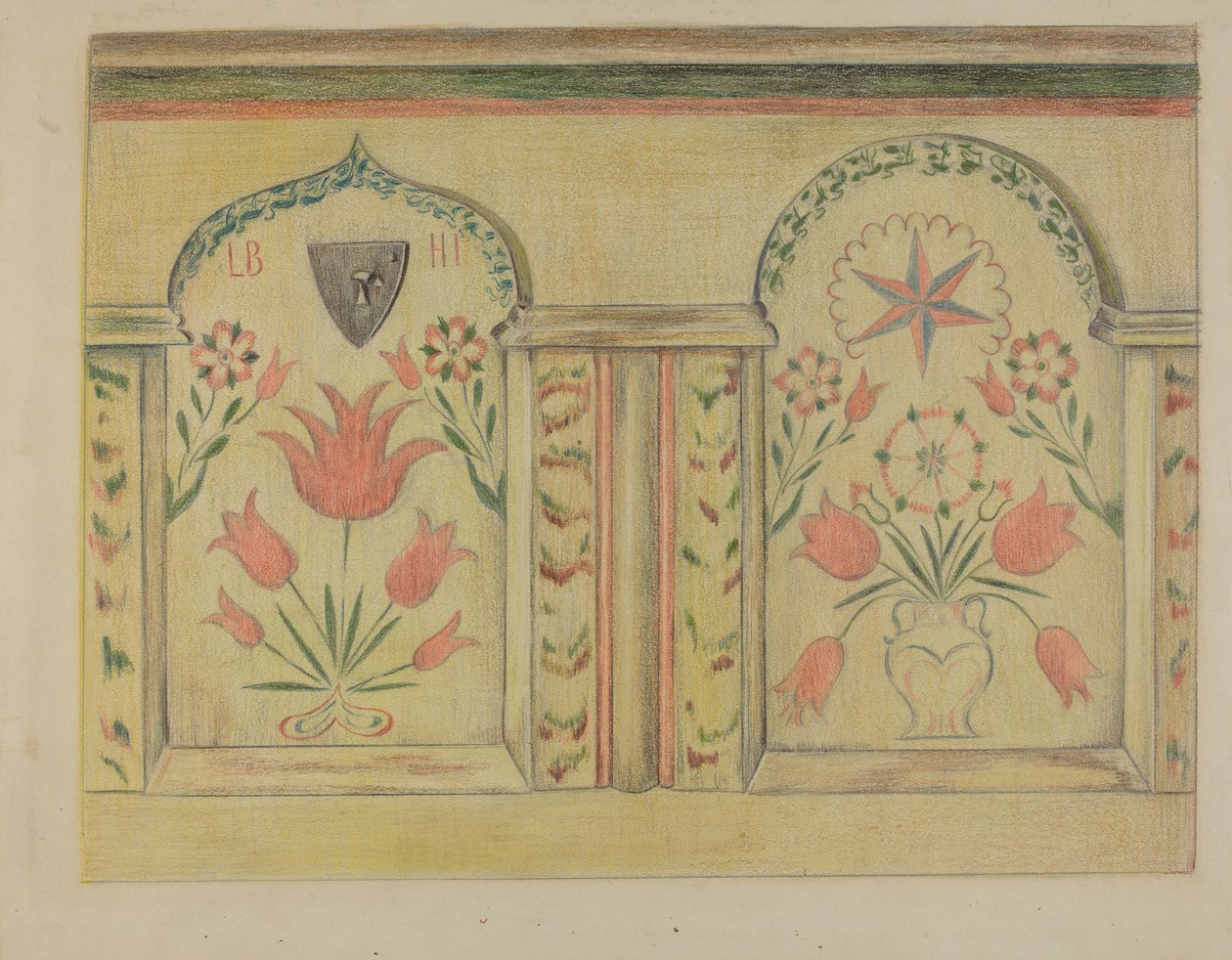 Pa. German Love Chest by Ella Josephine Sterling