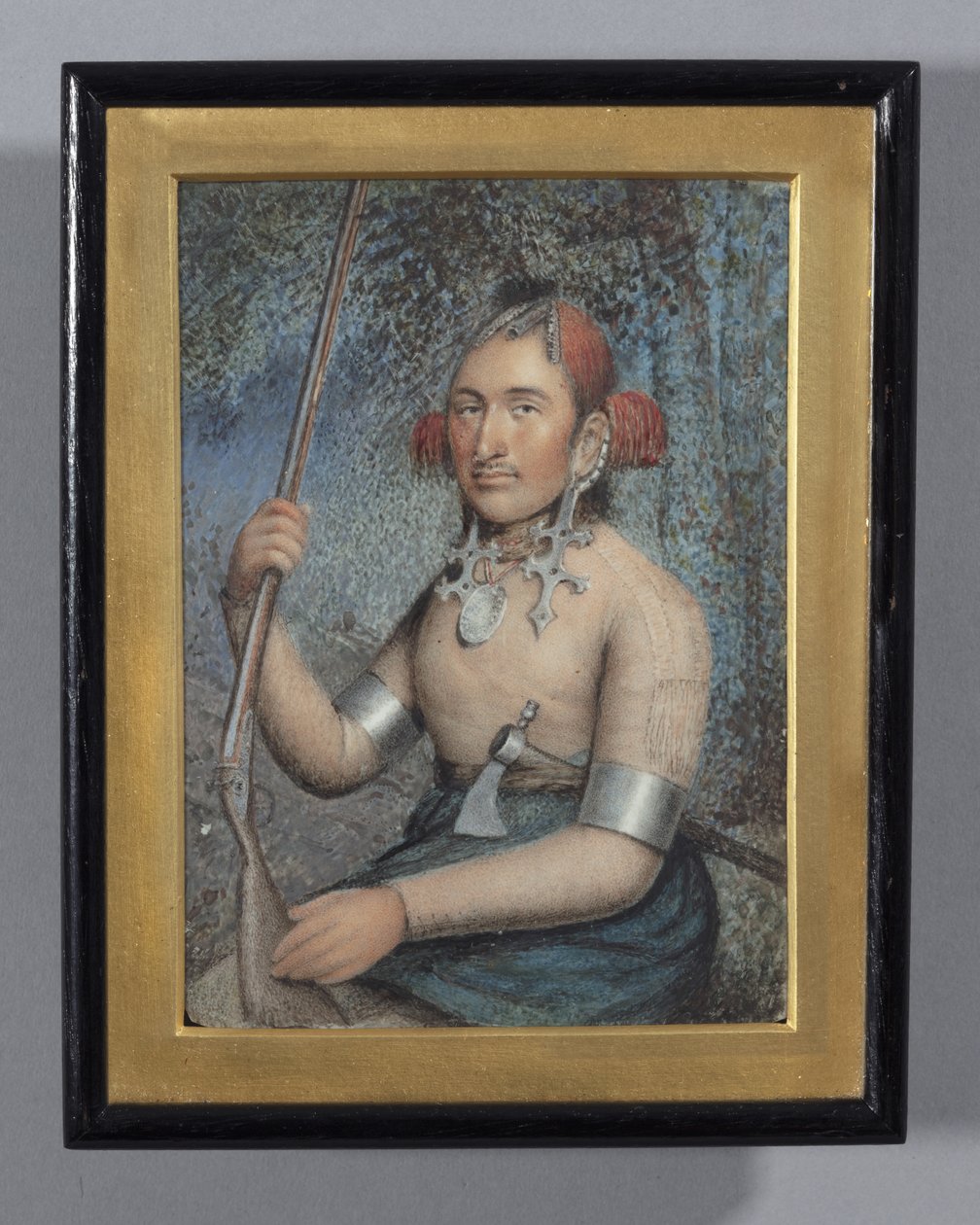 North American Indian, 1808 by Ellen Sharples