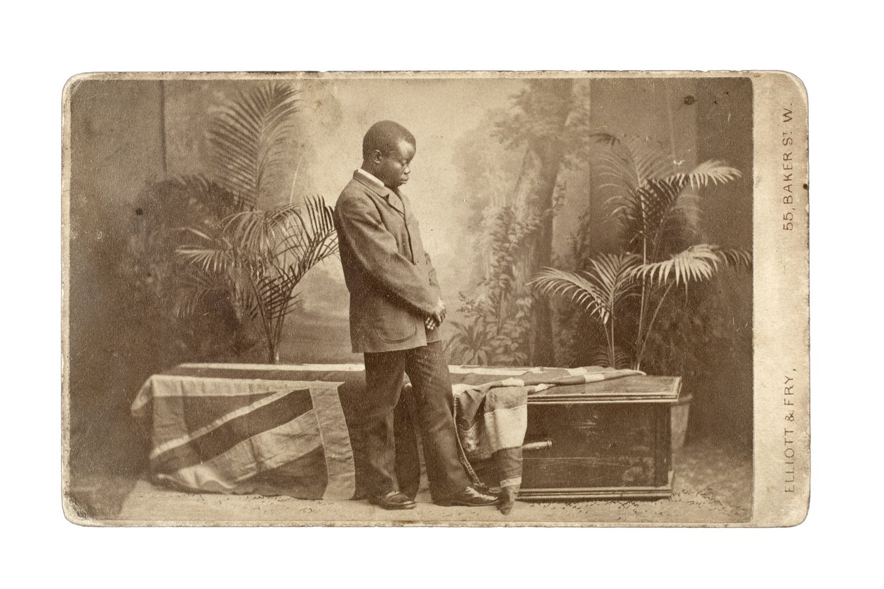 Jacob Wainwright with Livingstone