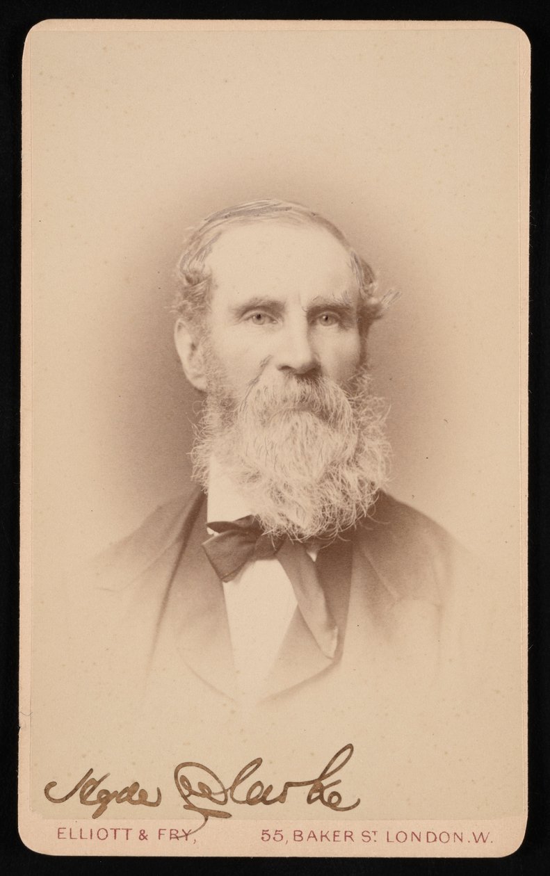 Portrait of Hyde Clarke by Elliott and Fry