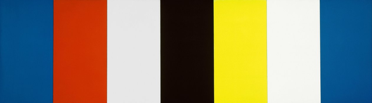 Red Yellow Blue White and Black by Ellsworth Kelly