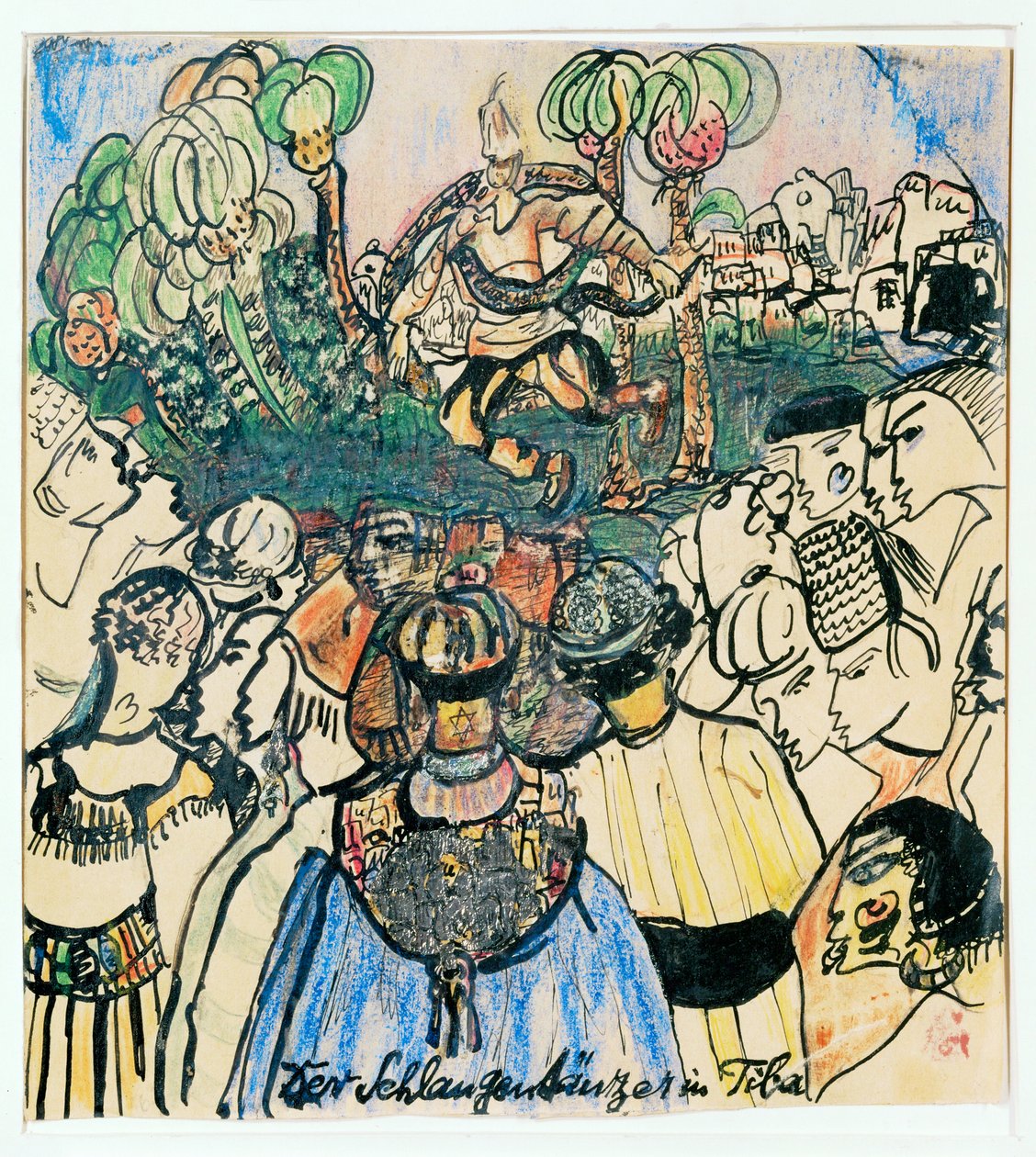 The snake-dancer in Tiba by Else Lasker Schüler
