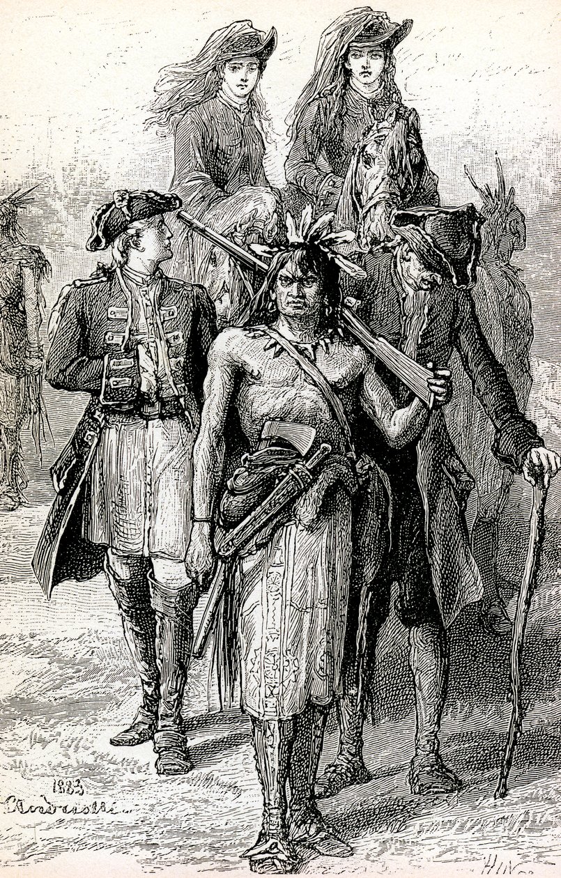 Magua Leads Colonel Munro