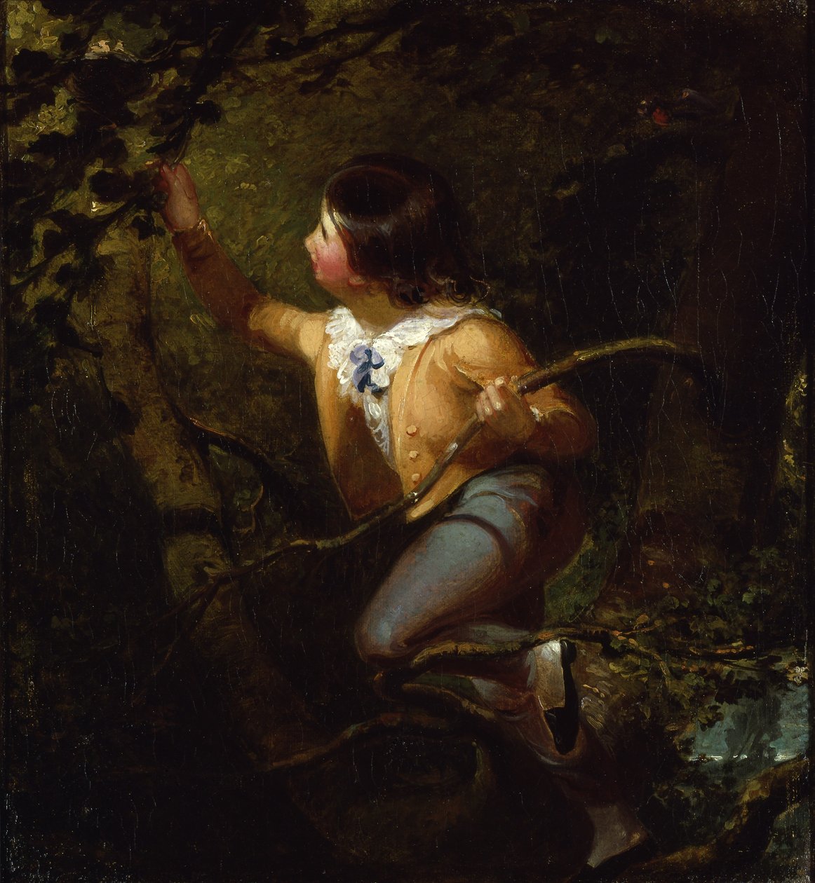Bird Nesting by Emanuel Gottlieb Leutze