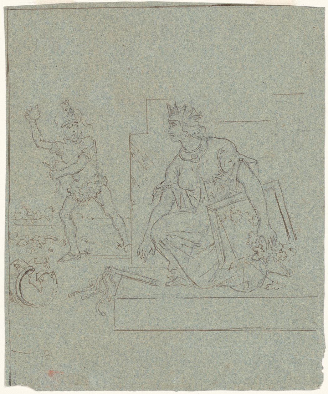Political Cartoon of the American Civil War by Emanuel Gottlieb Leutze