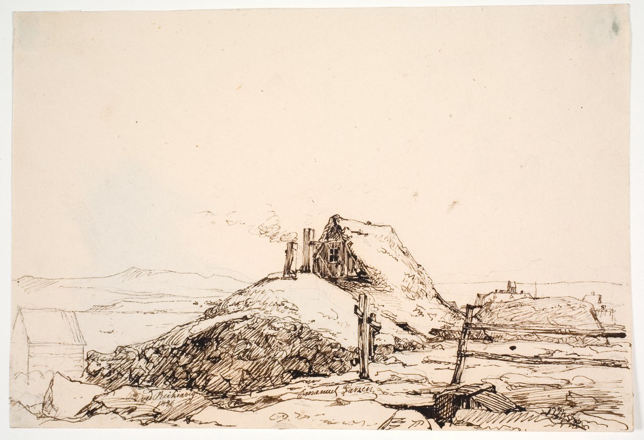 Earth House near Reykjavik by Emanuel Larsen