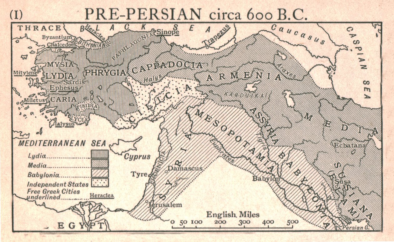 Pre-Persian, circa 600 B.C. by Emery Walker Ltd