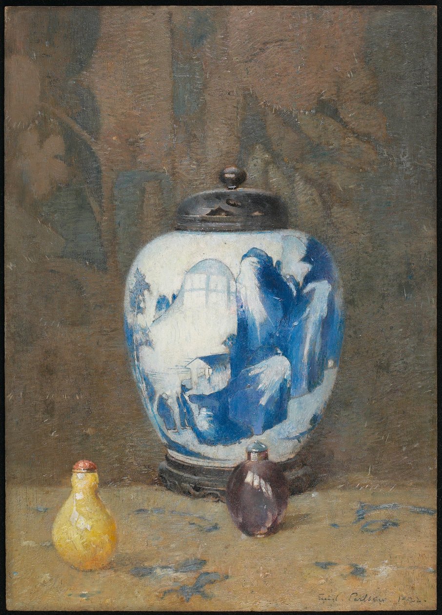 Still Life, Chinese Vase, 1922 by Emil Carlsen