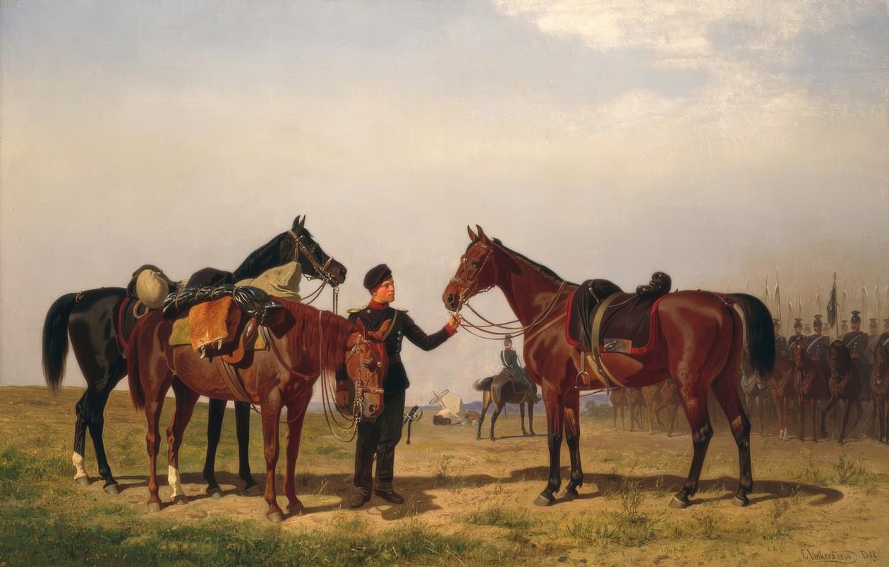 Uhlan Horse Holder by Emil Volkers
