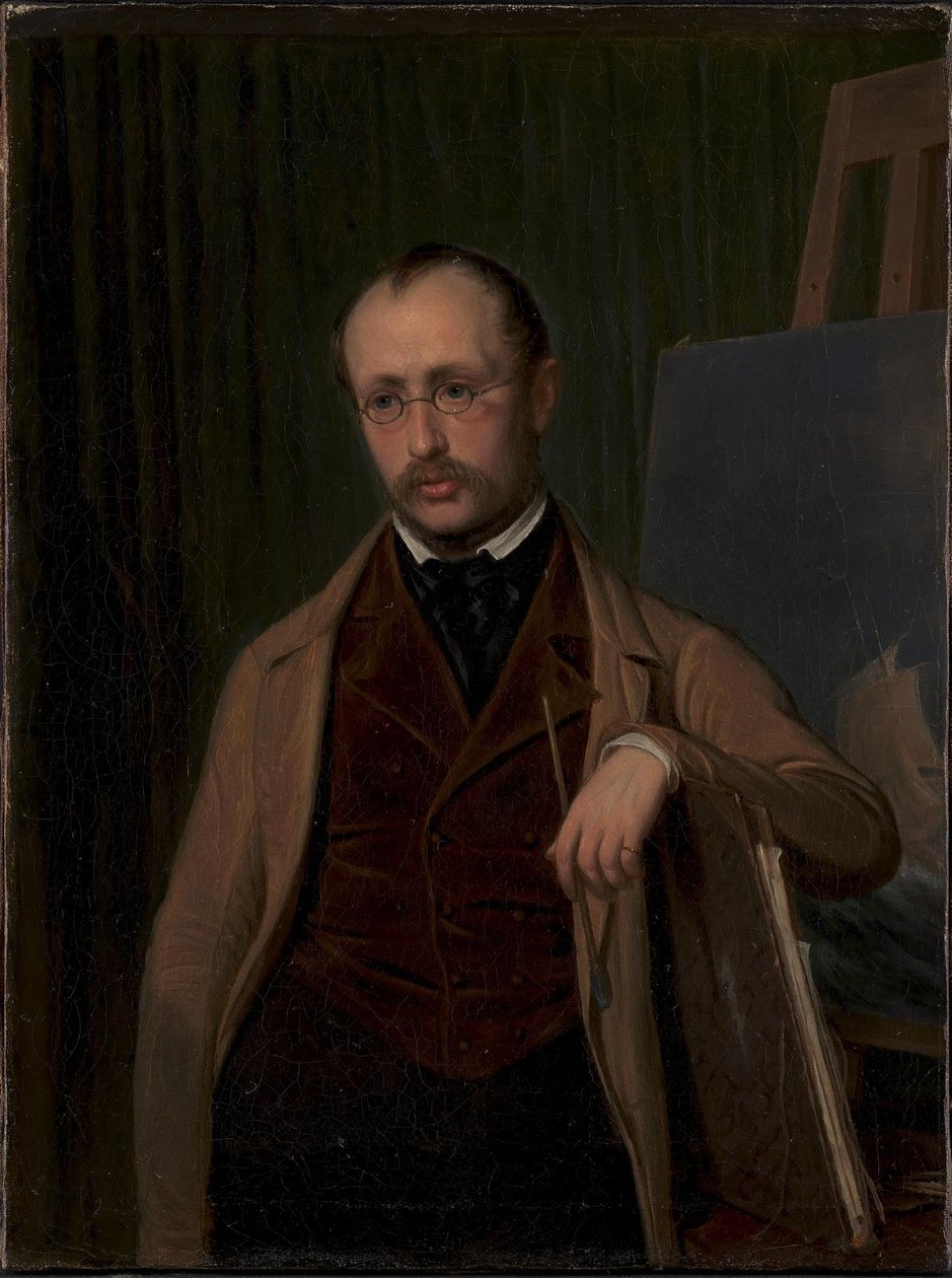 Portrait of the Marine Painter by Emil Ditlev Bærentzen