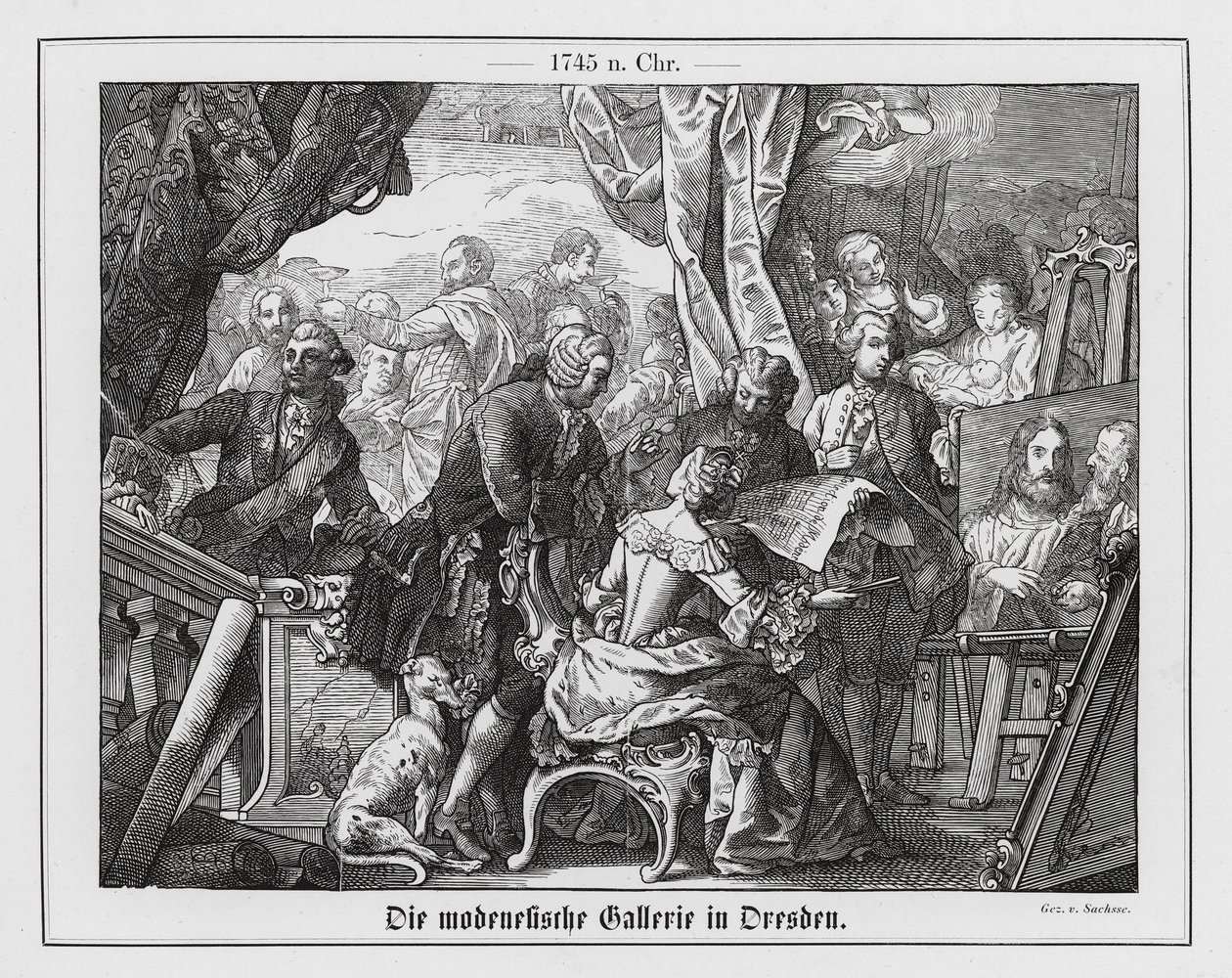 The Fashionable Gallery of Dresden by Emil Eugen Sachsse