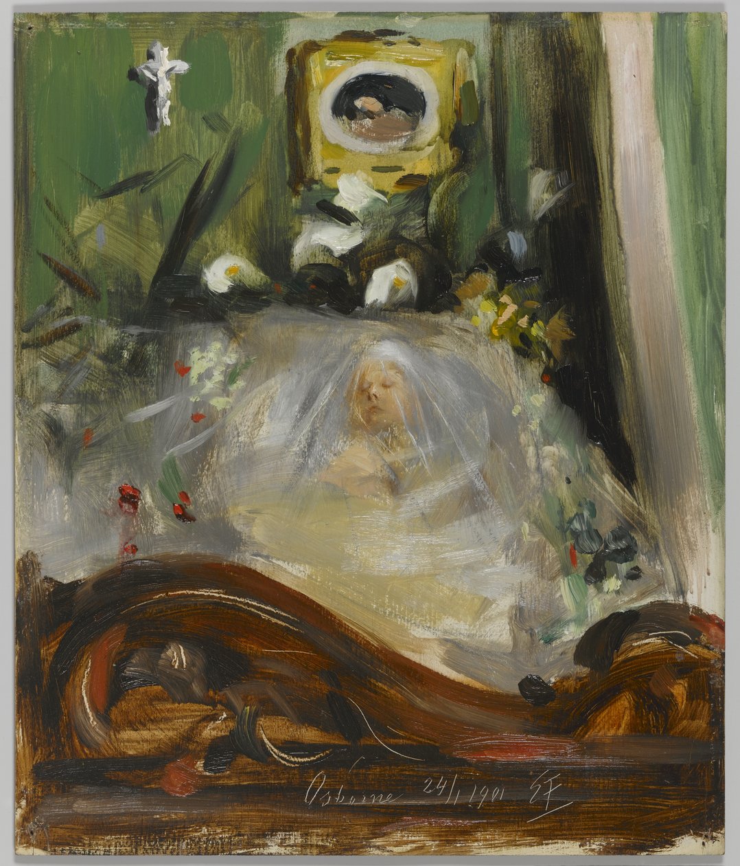 Queen Victoria Lying in State by Emil Fuchs