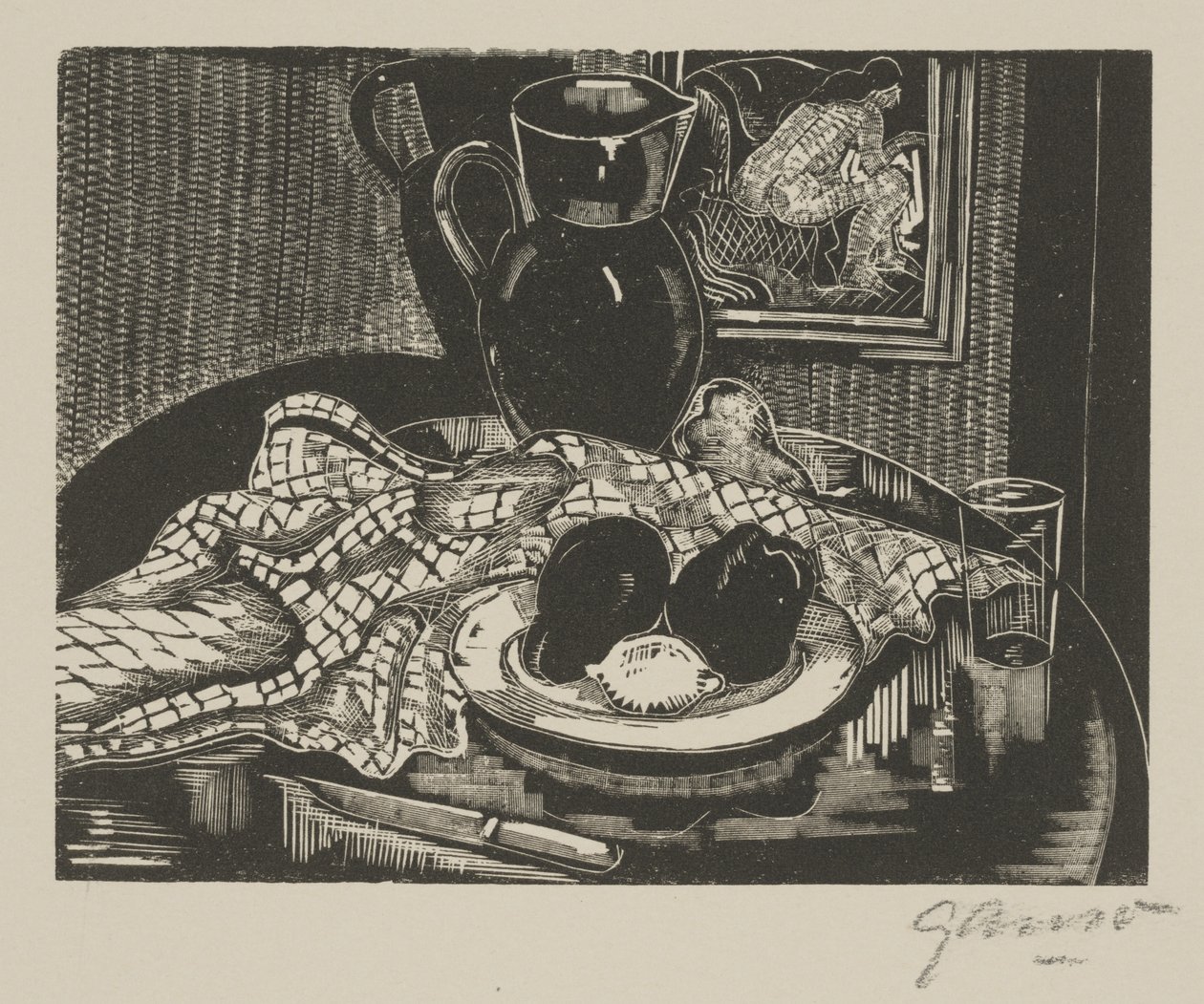 Still Life with Pitcher by Emil Ganso