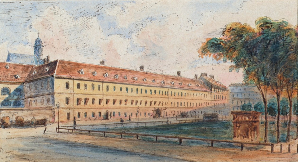 The Salzgries Barracks by Emil Hütter