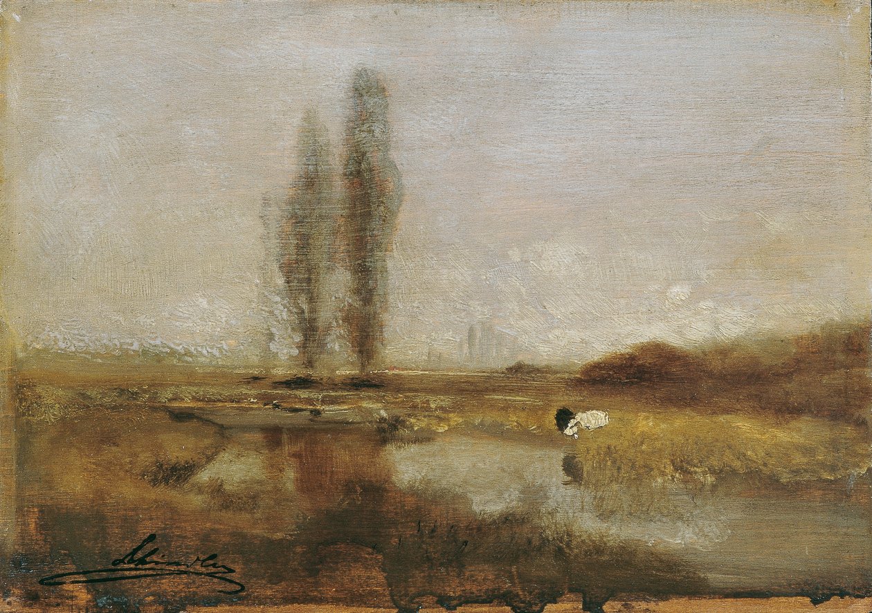 Moorland near Lundenburg by Emil Jakob Schindler