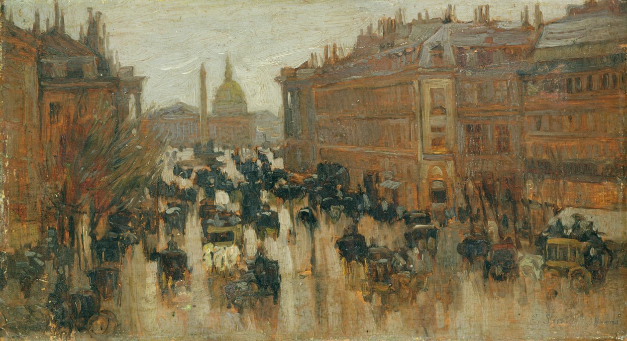 Rue Royale, Paris by Emil Leonhard Smidt