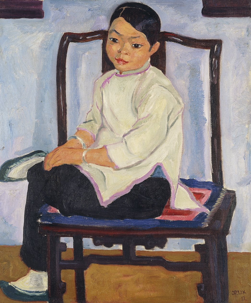 Chinese Girl by Emil Orlik