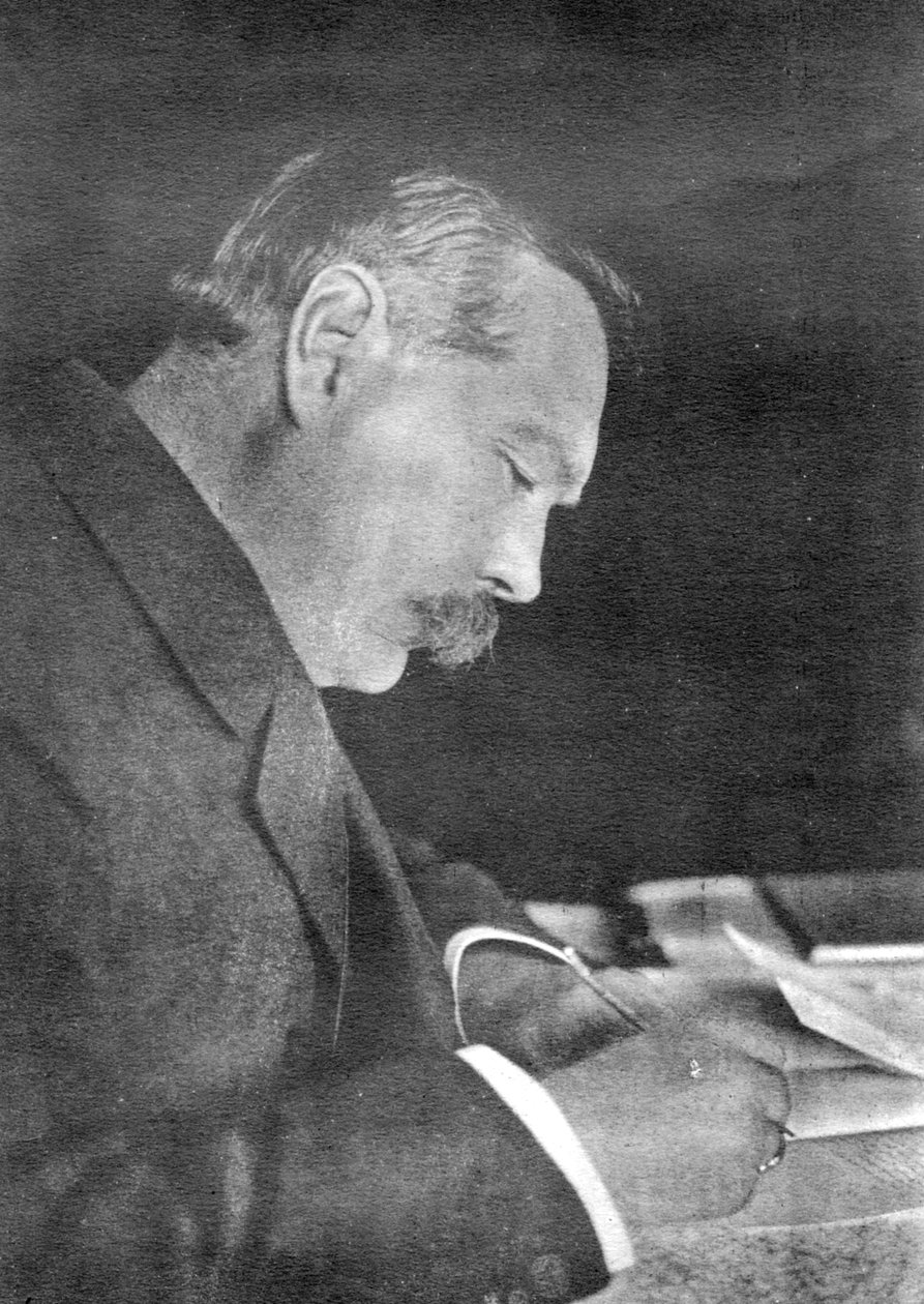 Sir Arthur Conan Doyle, Scottish author, 1912 by Emil Otto Hoppe
