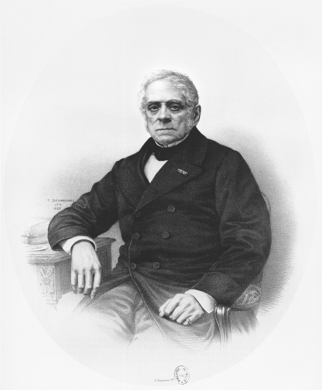Esprit Auber (1782-1871) 1865 by Emile Desmaisons