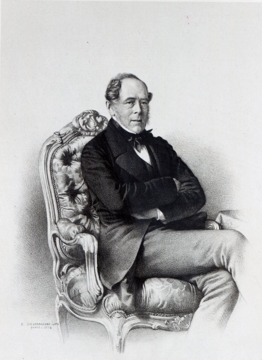 George Villiers, 4th Earl of Clarendon by Emile Desmaisons