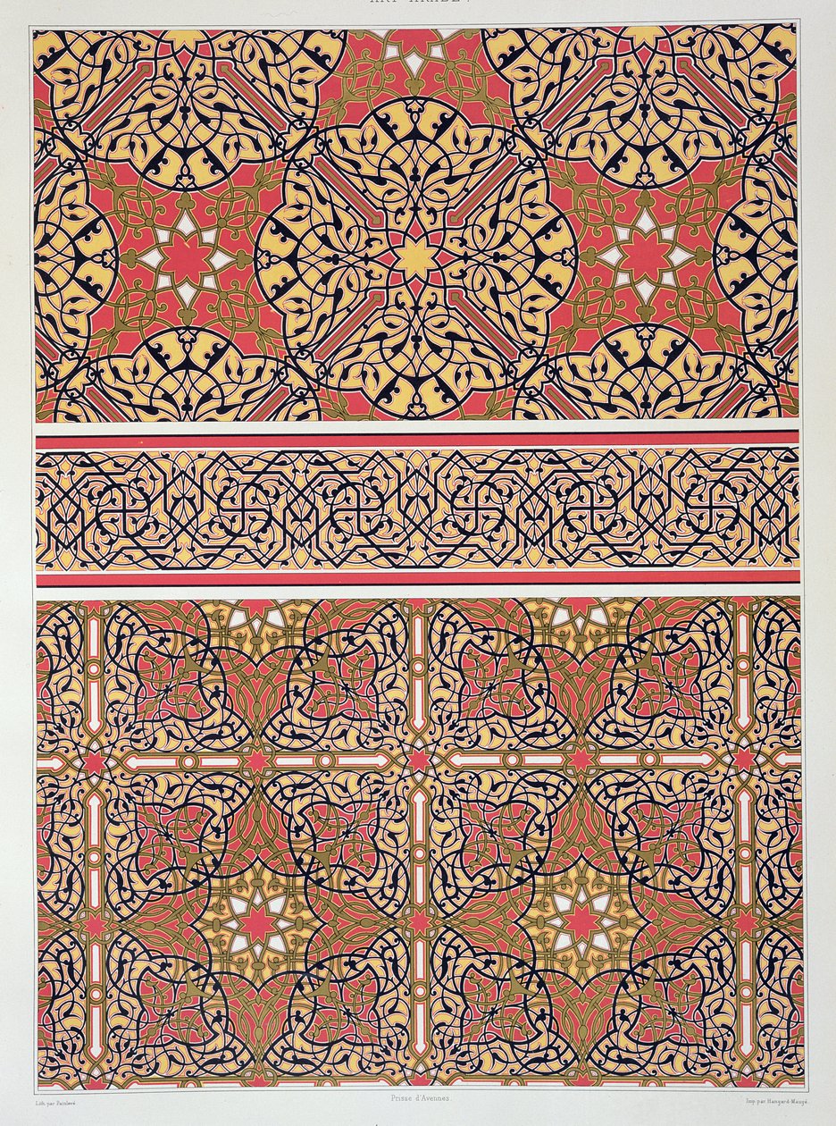 Ceiling Arabesques from the Mosque of El-Bordeyny, from 