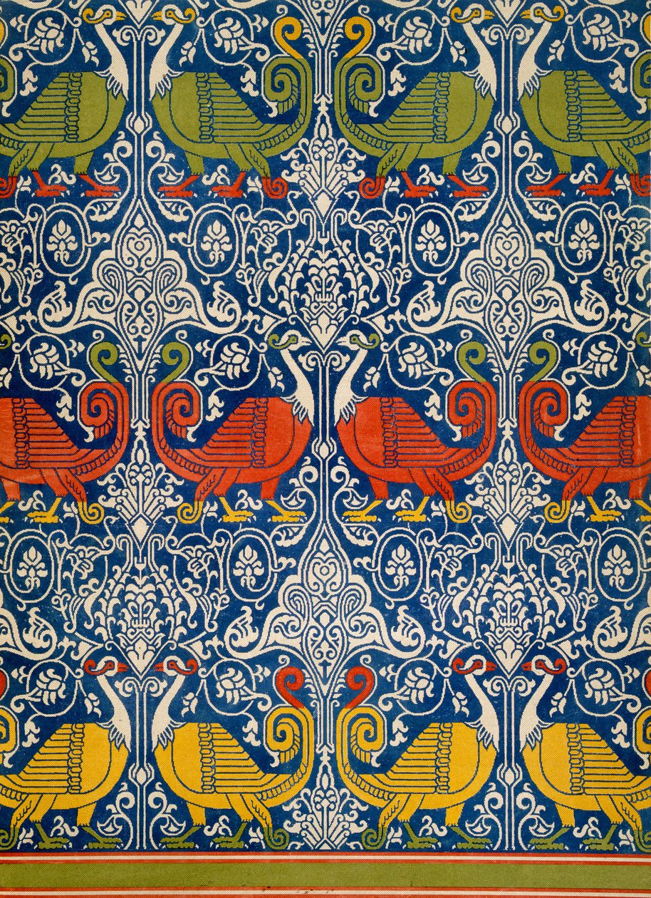 Example of Printed Egyptian Fabric by Emile Prisse d