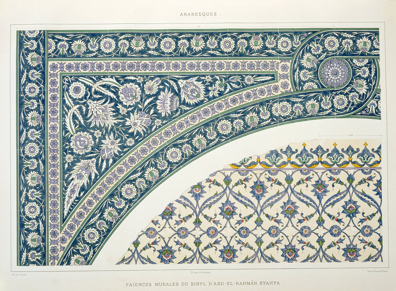 Wall tiles of Sibyl D