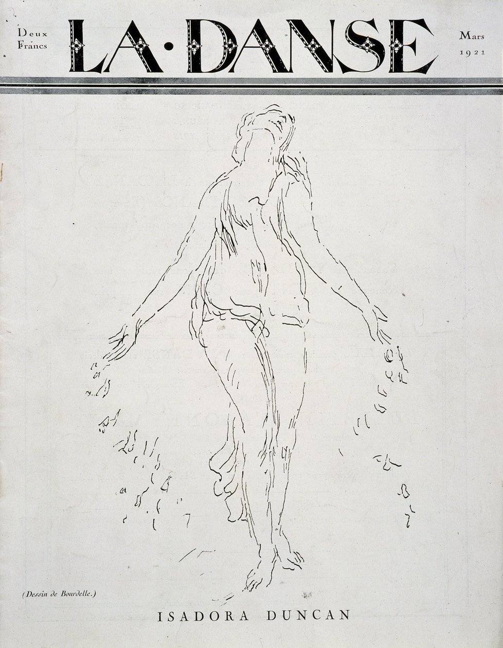 Isadora Duncan (American Dancer of Irish Origin) by Emile Antoine Bourdelle