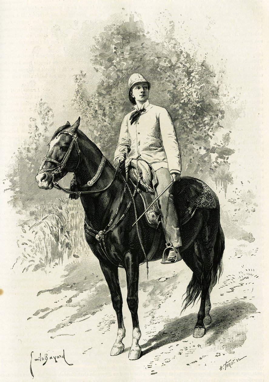Portrait of Jane Dieulafoy by Emile Antoine Bayard