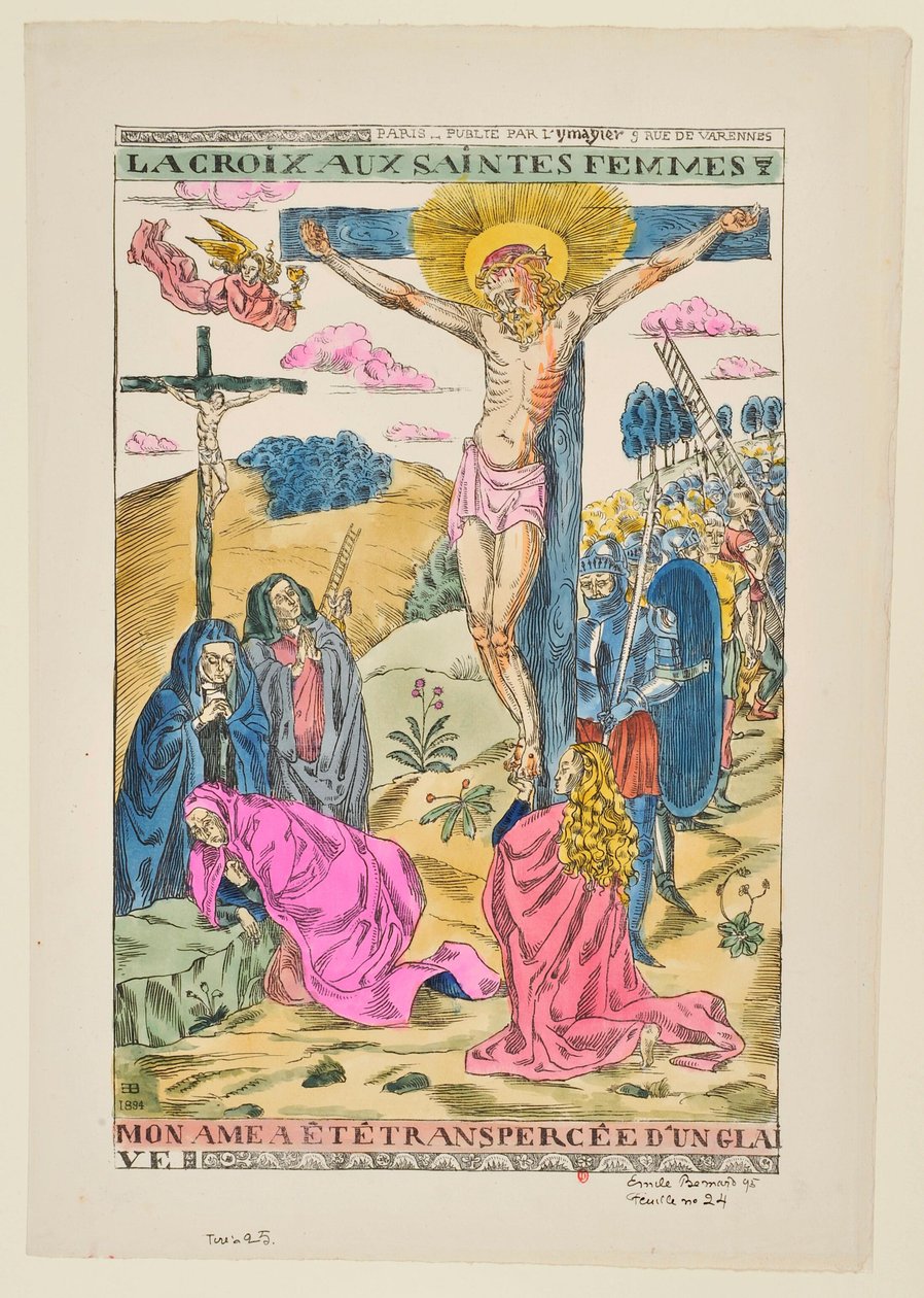 The Cross with the Holy Women: My soul has been pierced by a sword by Emile Bernard