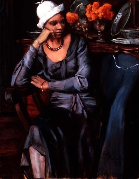 Negress with a Cloche Hat by Emile Bernard