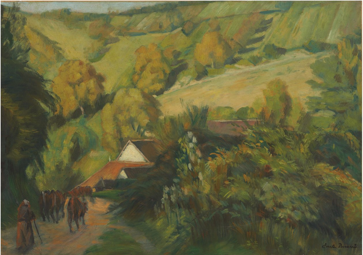 The Descent to Molosmes by Emile Bernard