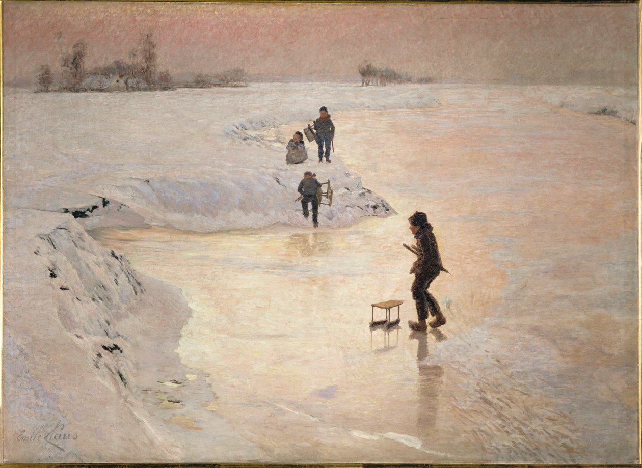The Skaters by Emile Claus