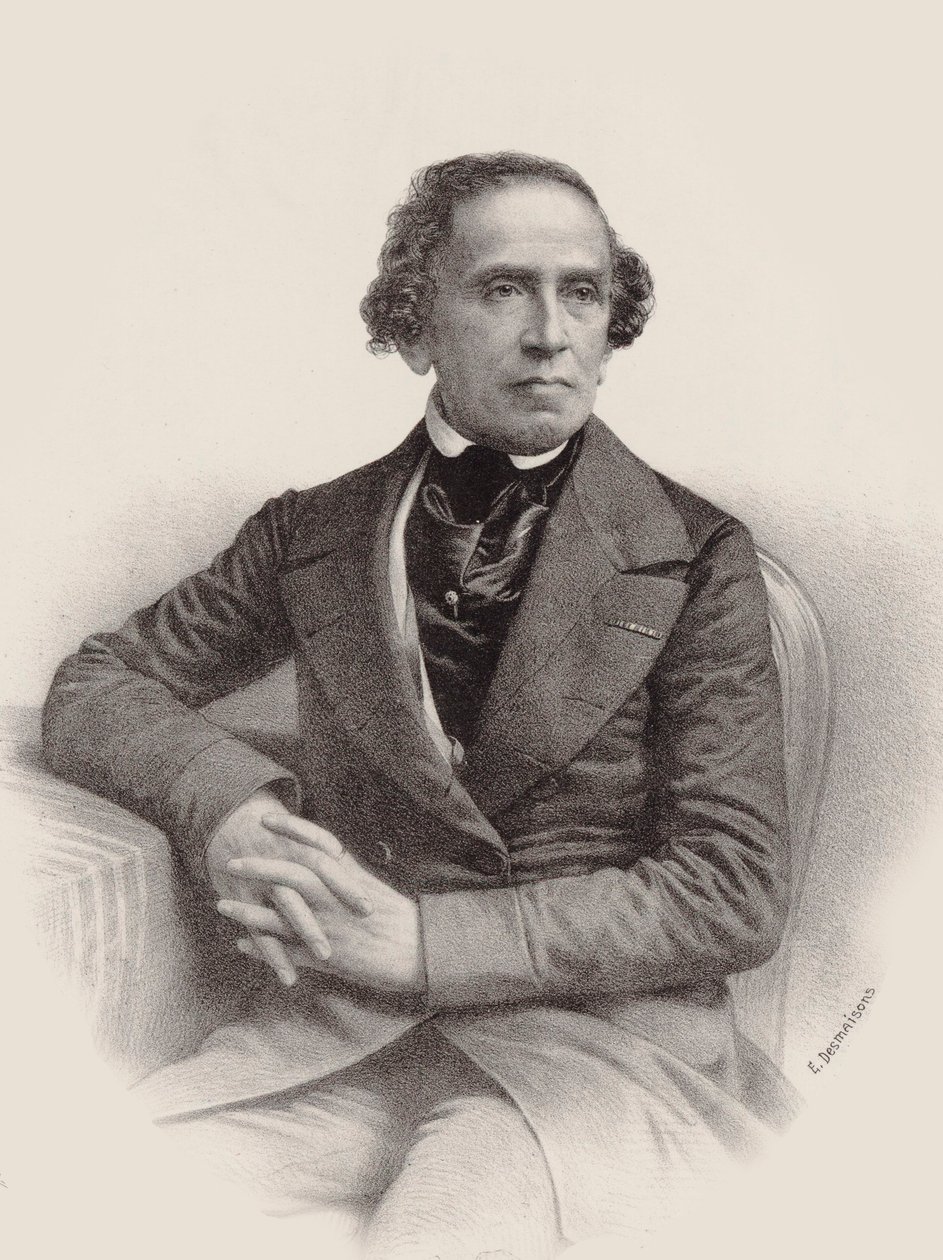 Portrait of the Composer Giacomo Meyerbeer by Emile Desmaisons