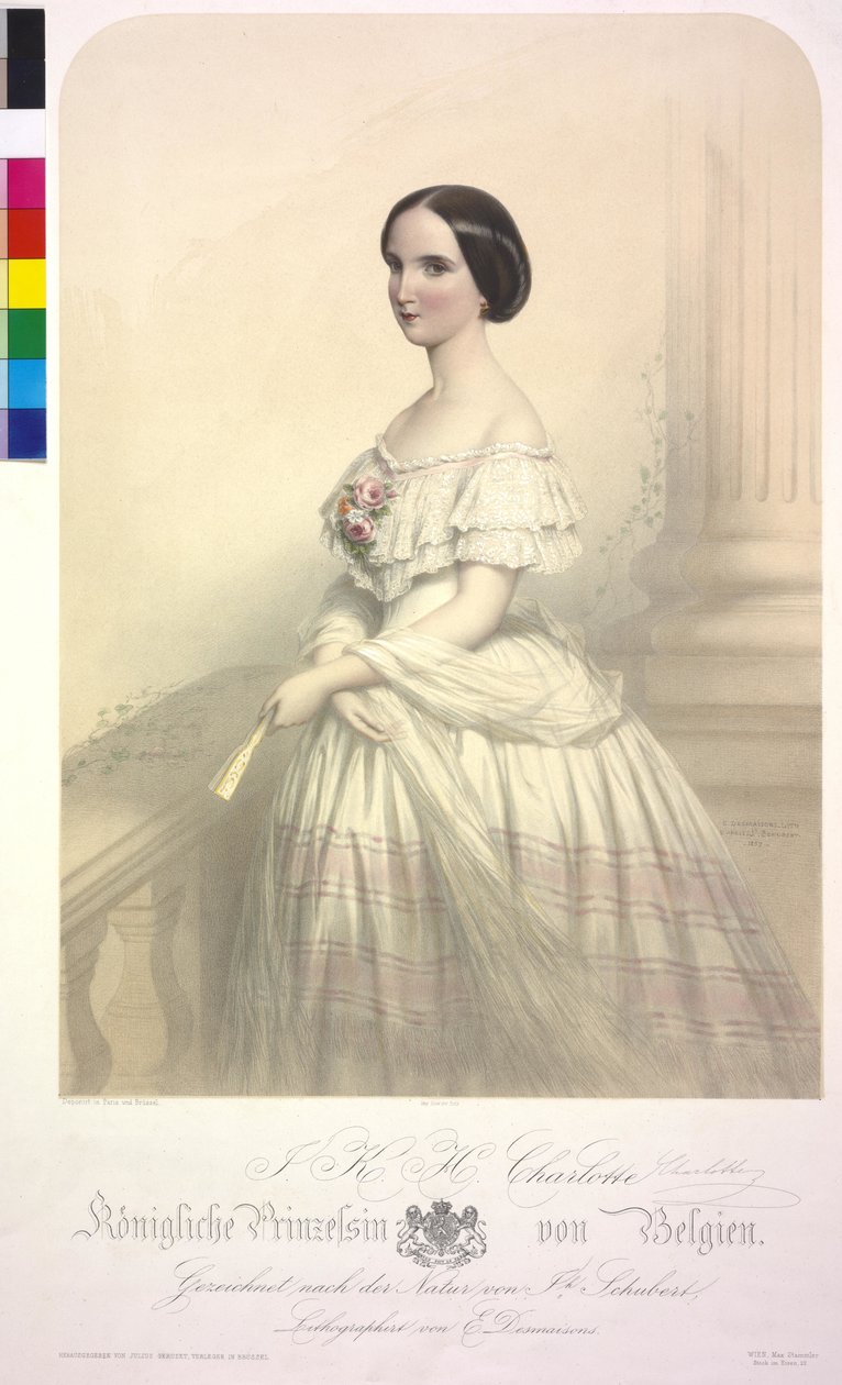 Royal Princess Charlotte of Belgium by Emile Desmaisons