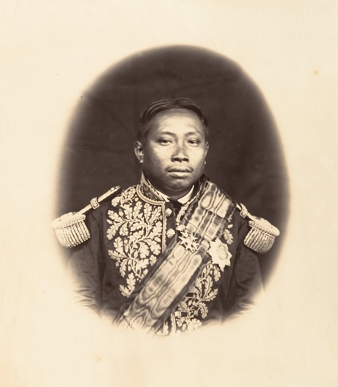 King Norodom of Cambodia by Emile Gsell