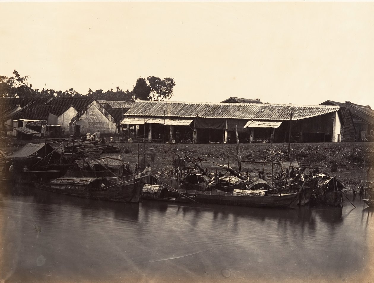 View of the Chinese City Cholen, Sheet No. 2, Saigon, Cochinchina by Emile Gsell