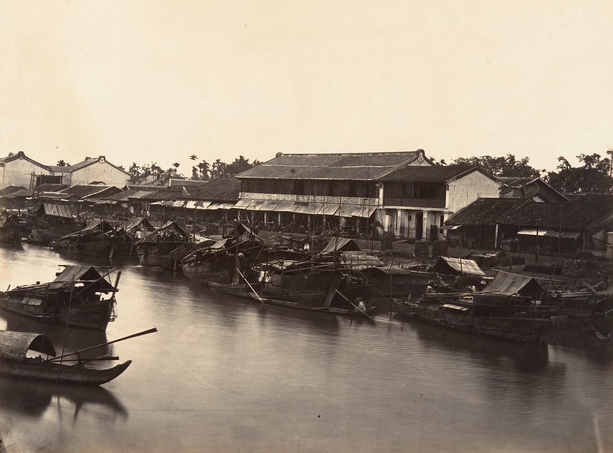 View of the Chinese City Cholen, Sheet No. 3, Saigon, Cochinchina by Emile Gsell