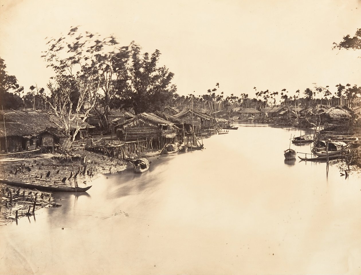 View of the Chinese City Cholen, Sheet No. 6, Saigon, Cochinchina, 1866 by Emile Gsell